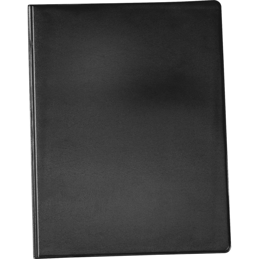 Cardinal 397 610 Letter Pad Folio - 9 1/2" x 12 1/2" - 100 Sheet Capacity - 1 Inside Front Pocket(s) - Vinyl, Polyvinyl Chloride (PVC) - Black - 1 Each. Picture 5