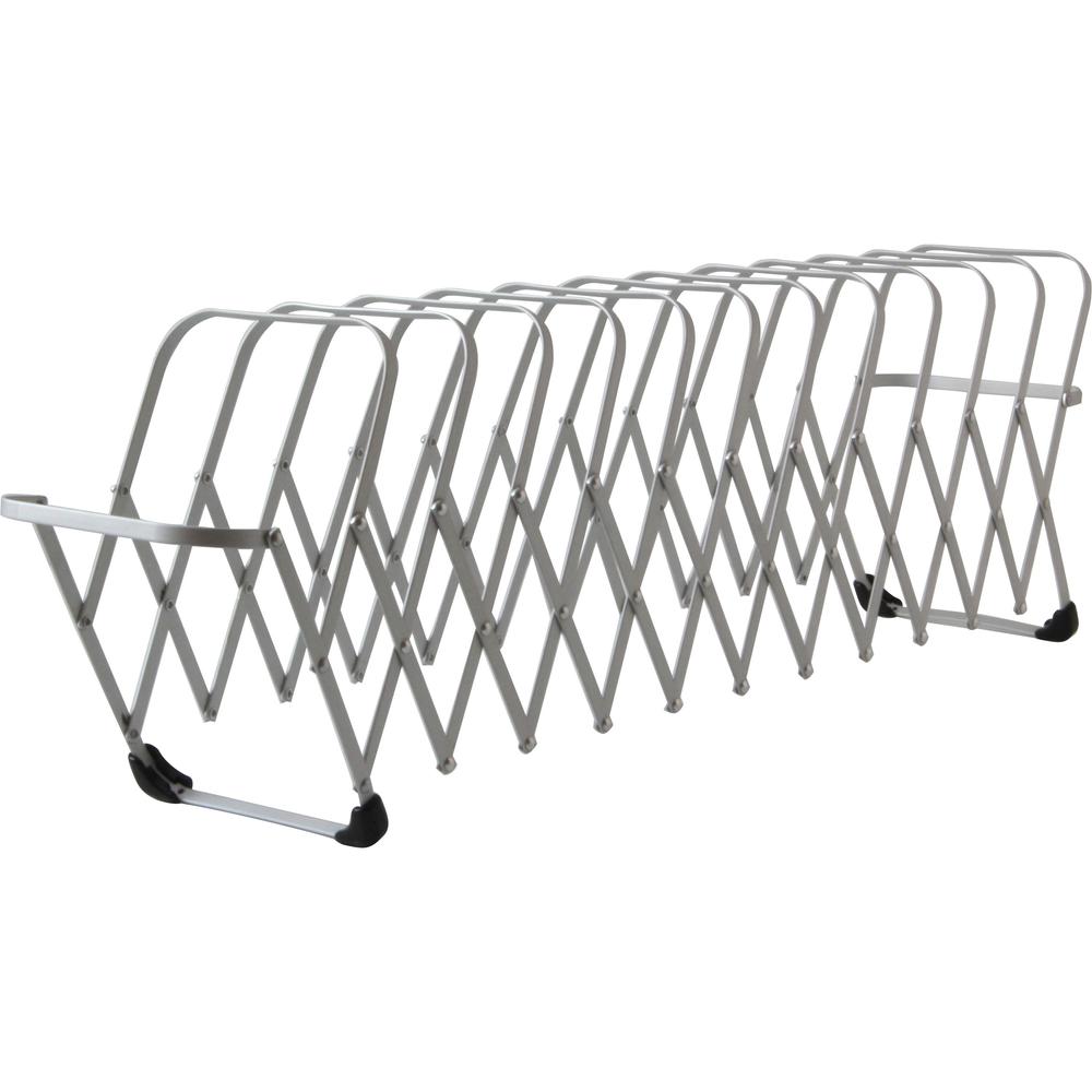LEE Flexible Expandable Collator/Sorter/File - 12 - 7" Width x 11" Depth%Desktop - Silver - Aluminum - 1 Each. Picture 3