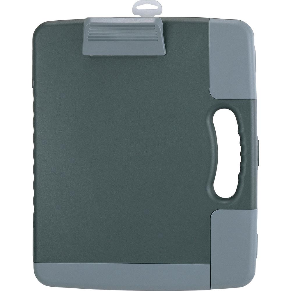 Officemate Portable Clipboard Storage Case - Storage for Stationary - Charcoal - 1 Each. Picture 3