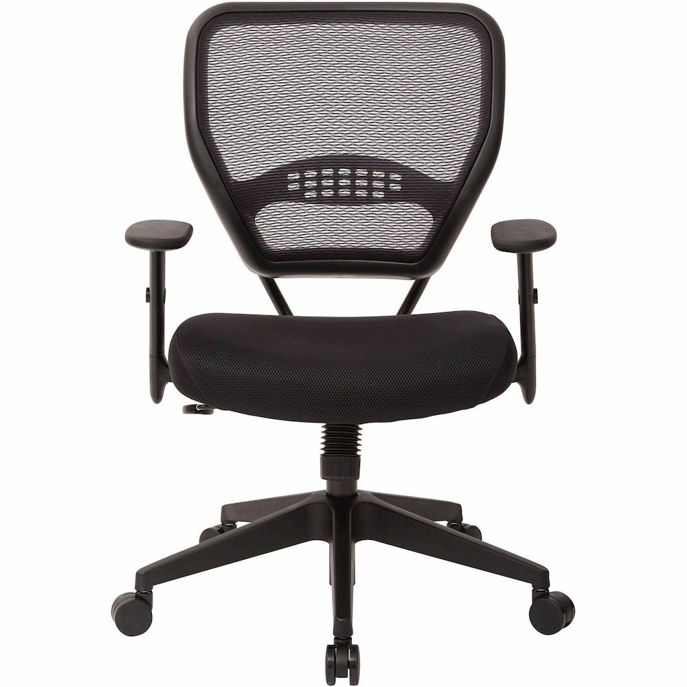 Office Star Professional Air Grid Back Managers Chair - Black Seat Color - Mesh Seat Material - Mesh Back Material - Black Frame Color - 5-star Base - 1 Each. Picture 3