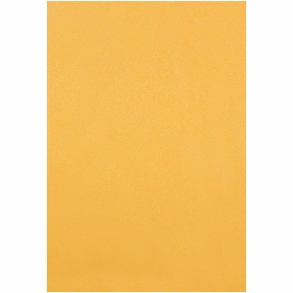 Quality Park 6-1/2 x 9-1/2 Clasp Envelopes ith Deeply Gummed Flaps - Clasp - #63 - 6 1/2" Width x 9 1/2" Length - 28 lb - Gummed - Kraft - Kraft - 100 / Box. Picture 2
