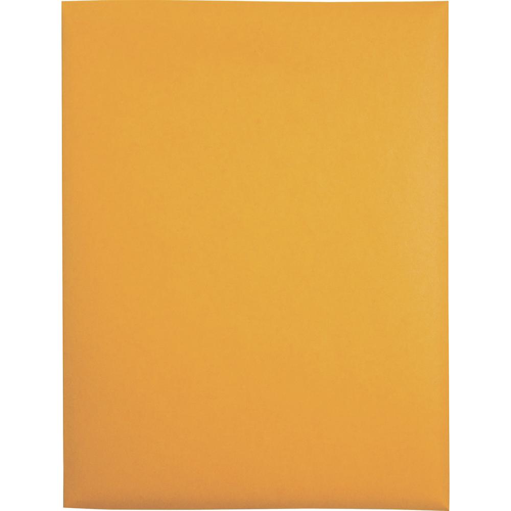 Quality Park 9 x 12 Clasp Envelopes with Deeply Gummed Flaps - Clasp - #90 - 9" Width x 12" Length - 28 lb - Gummed - Kraft - Kraft - 100 / Box. Picture 3