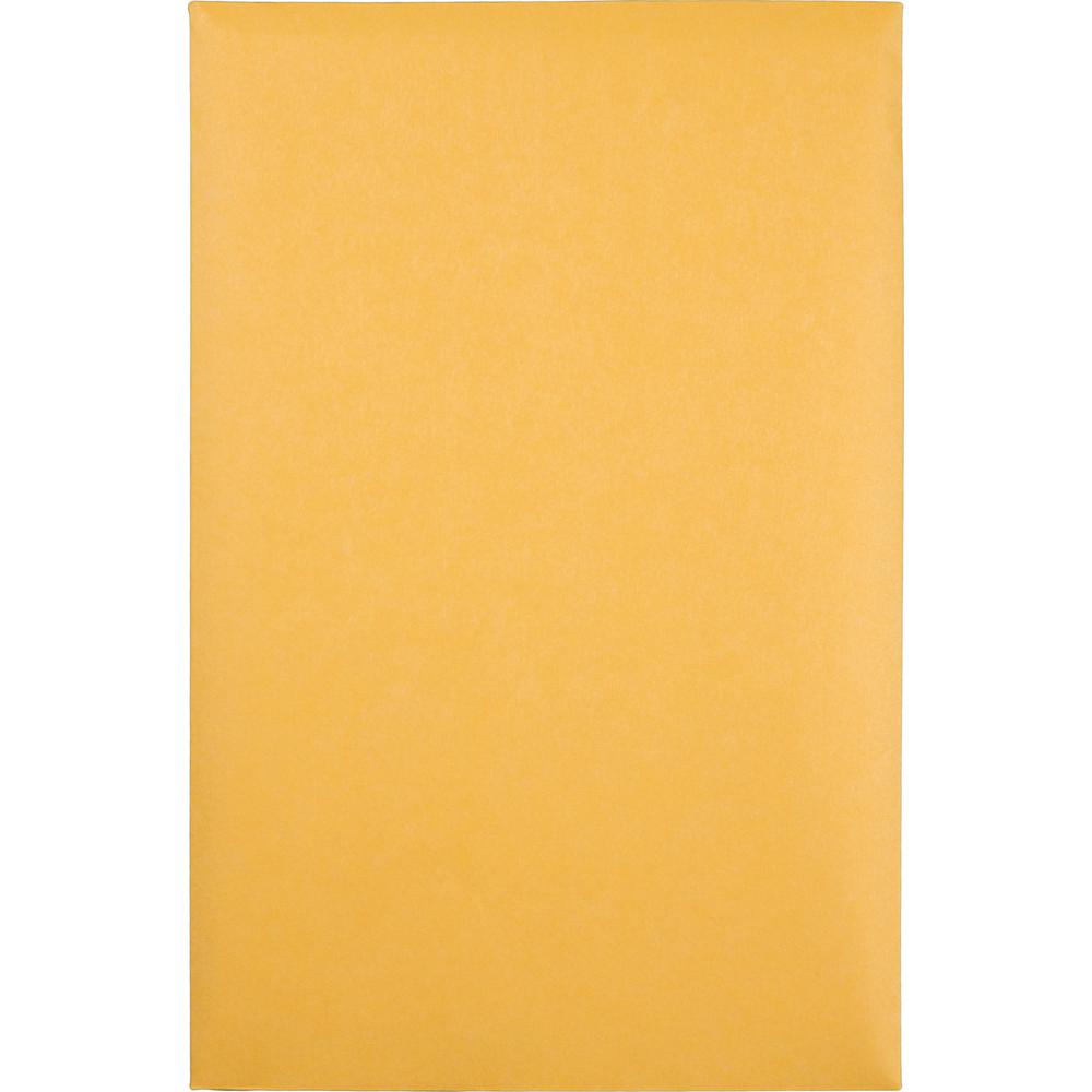 Quality Park 6 x 9 Catalog Mailing Envelopes - Catalog - #1 - 6" Width x 9" Length - 28 lb - Gummed - Kraft - Kraft - 100 / Box. Picture 6