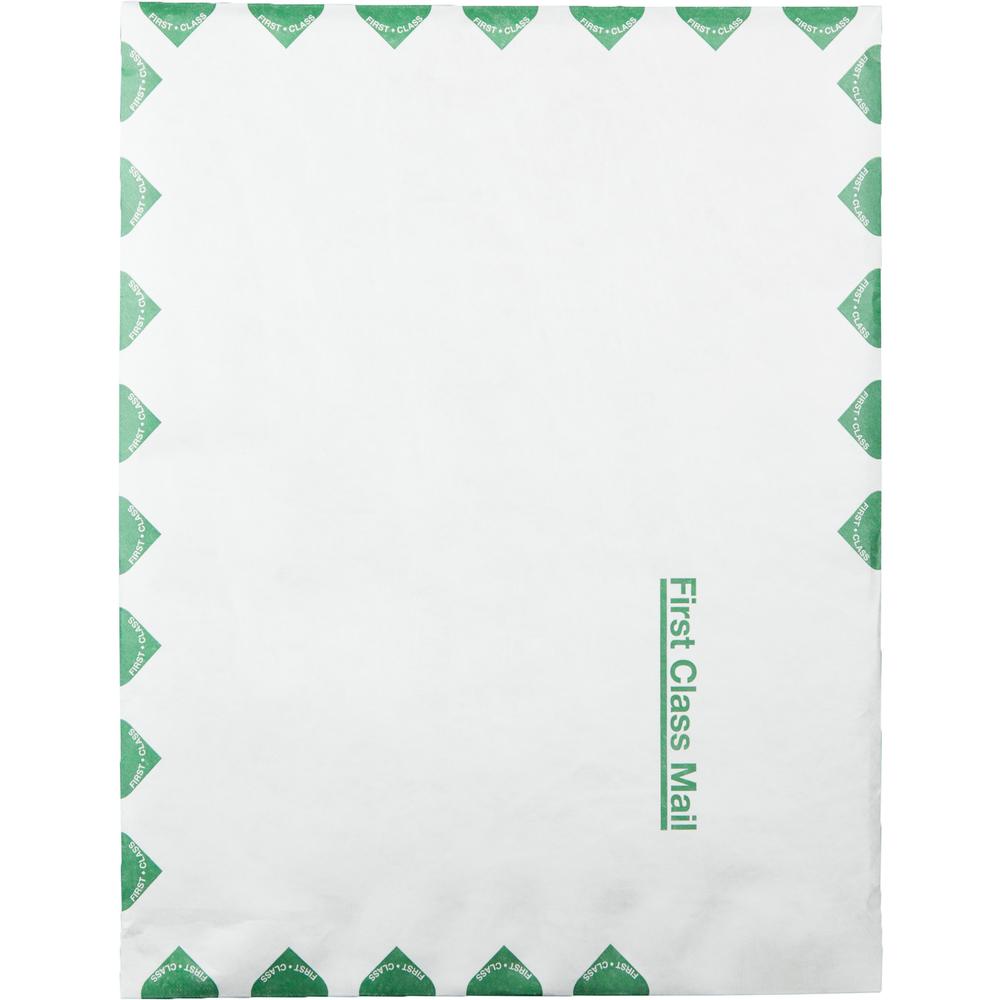 Survivor&reg; 10 x 13 DuPont Tyvek First Class Border Catalog Mailer with Self-Sealing Closure - First Class Mail - #13 1/2 - 10" Width x 13" Length - 14 lb - Peel & Seal - Tyvek - 100 / Box - White. Picture 6