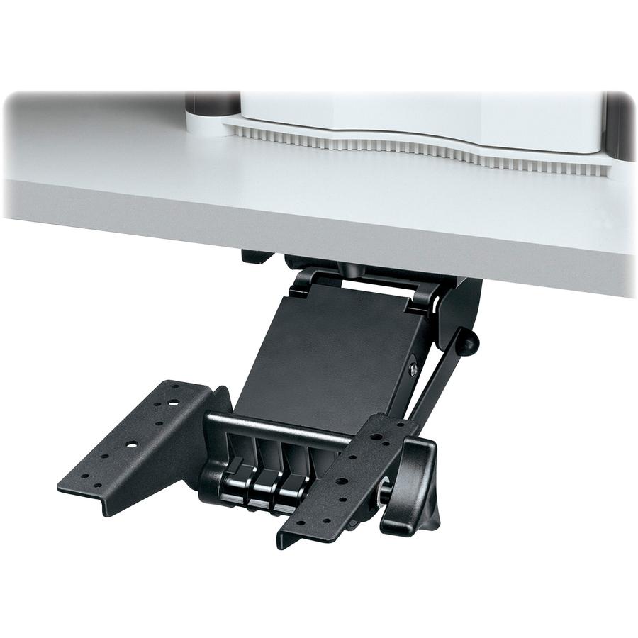Standard Keyboard Tray - 4.5" Height x 30.5" Width x 20" Depth - Graphite, Black - Wood - 1. Picture 7
