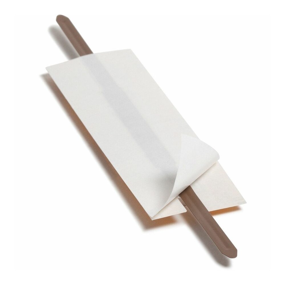Smead Self-Adhesive Fasteners - 2" Size Capacity - for Folder - Reinforced, Self-adhesive, Durable - Brown - Steel - 100 / Box. Picture 2