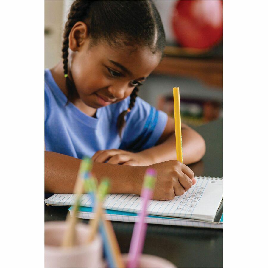 Ticonderoga Beginner No. 2 Pencils with Erasers - #2 Lead - Yellow Barrel - 1 Dozen. Picture 5