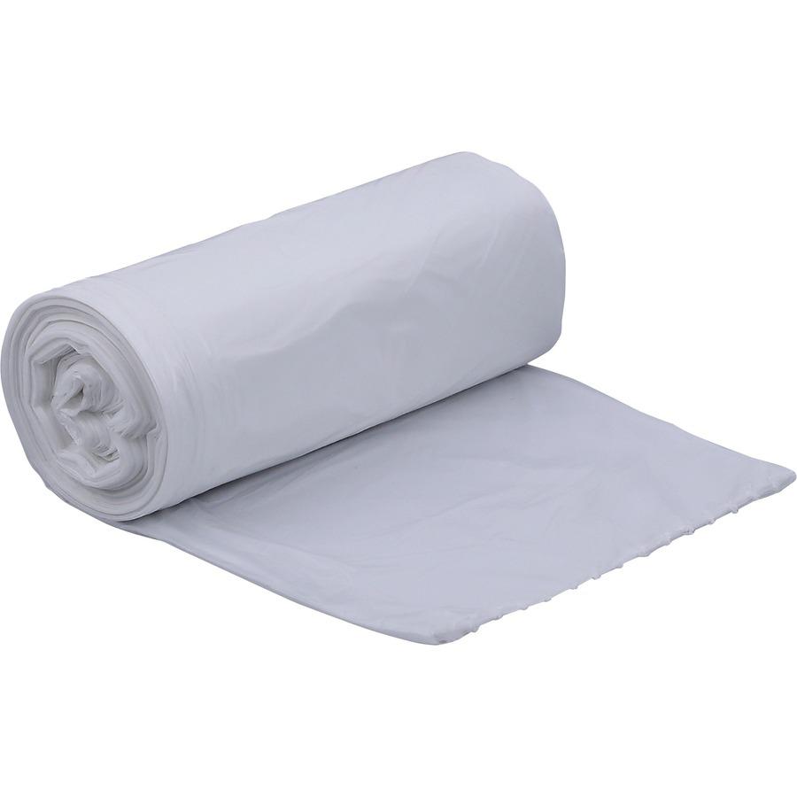 Genuine Joe Clear Trash Can Liners - Small Size - 16 gal Capacity - 33" Length x 24" Width x 0.60 mil (15 Micron) Thickness - Low Density - Clear - 500/Box - 1 Carton. Picture 9