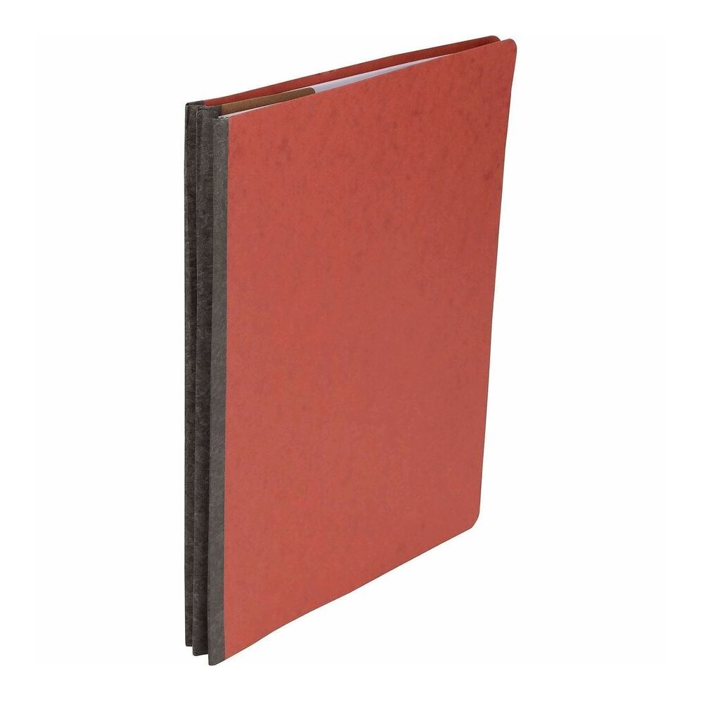 ACCO Legal Classification Folder - 2" Folder Capacity - 8 1/2" x 14" - 4 Fastener - 1" for Folder - 1 Divider - 4 pt. - Pressboard, Tyvek - Earth Red - 10 / Box. Picture 4