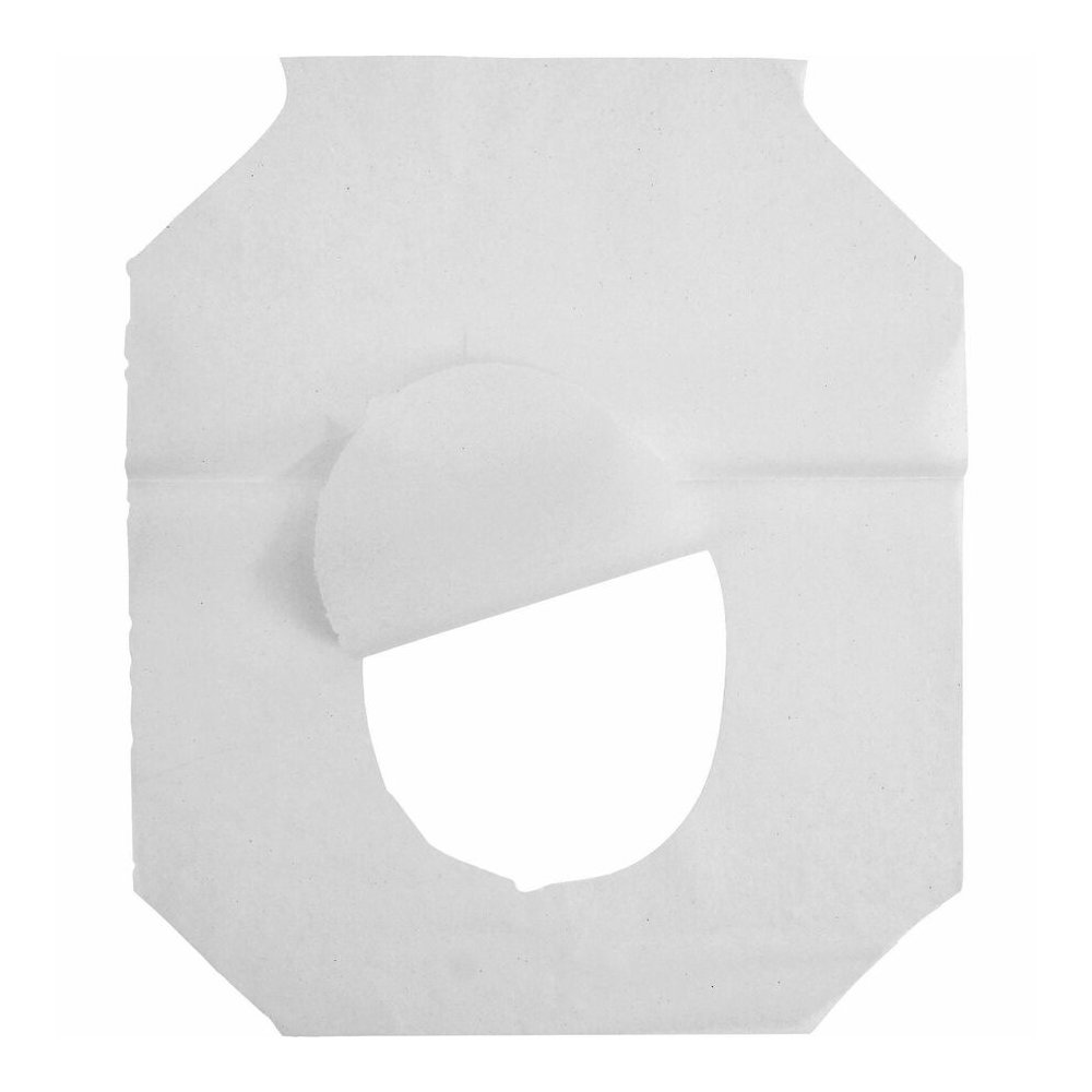 Genuine Joe Half-fold Toilet Seat Covers - Half-fold - For Public Toilet - White - 250/Pack - 10 / Carton. Picture 4