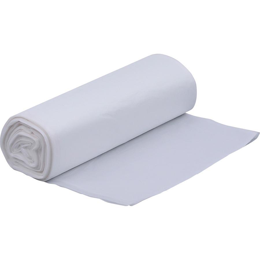 Genuine Joe High-Density Can Liners - Medium Size - 33 gal Capacity - 40" Length x 33" Width x 0.43 mil (11 Micron) Thickness - High Density - Clear - Resin - Office Waste, Industrial Trash - 25/Roll . Picture 9