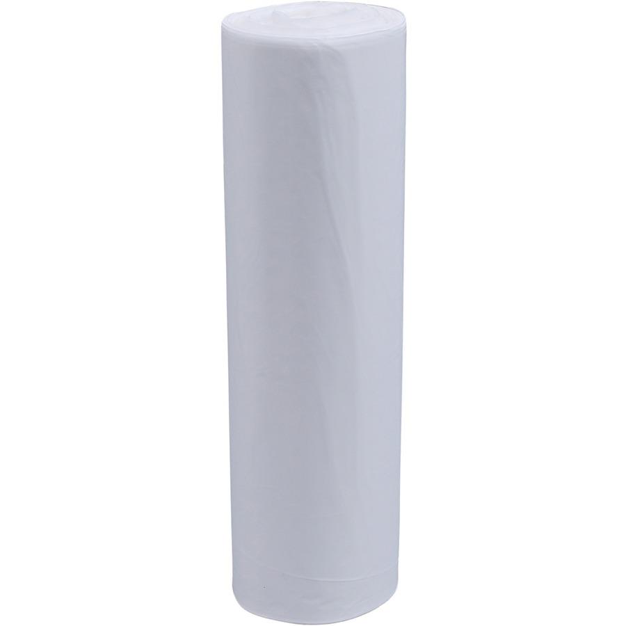 Genuine Joe High-density Can Liners - Large Size - 45 gal Capacity - 48" Length x 40" Width x 0.63 mil (16 Micron) Thickness - High Density - Clear - Resin - Office Waste, Industrial Trash - No - 25/R. Picture 7