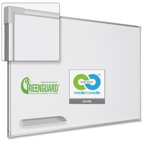 Low Profile Porcelain Marker Boards - 48" (4 ft) Width x 96" (8 ft) Height. Picture 3
