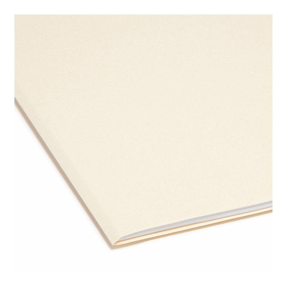 Smead SuperTab 1/3 Tab Cut Letter Recycled Top Tab File Folder - 8 1/2" x 11" - 3/4" Expansion - Top Tab Location - Assorted Tab Position - 11 pt. - 1 Plys - Manila - 10% Recycled - 100 / Box. Picture 4