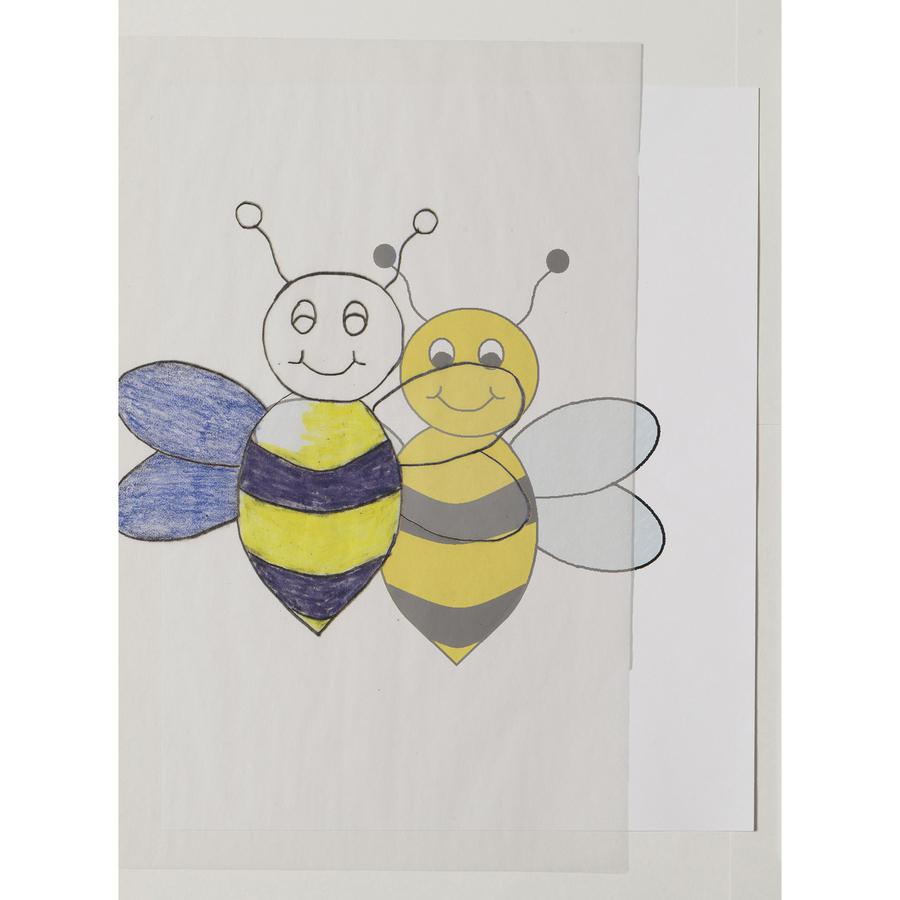 Pacon 96510 Semi-Transparent Tracing Paper - 500 Sheets - Plain - 9" x 12" - Lightweight - 500 / Ream. Picture 4