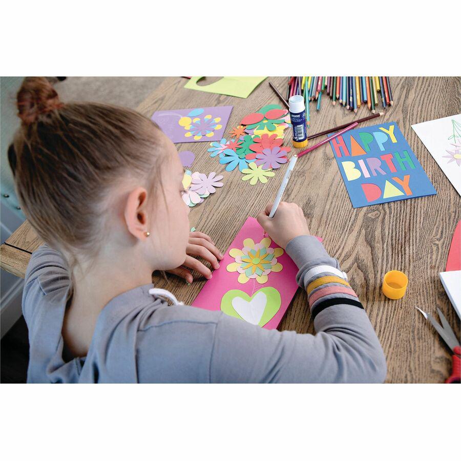 Pacon Card Stock Sheets - Letter- 8.50" x 11" - 65 lb Basis Weight - 100 Sheets/Pack - Card Stock - Ivory. Picture 6