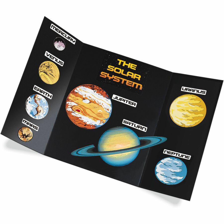 Pacon Presentation Boards - 36" Height x 48" Width - Black Surface - Tri-fold - 24 / Carton. Picture 3