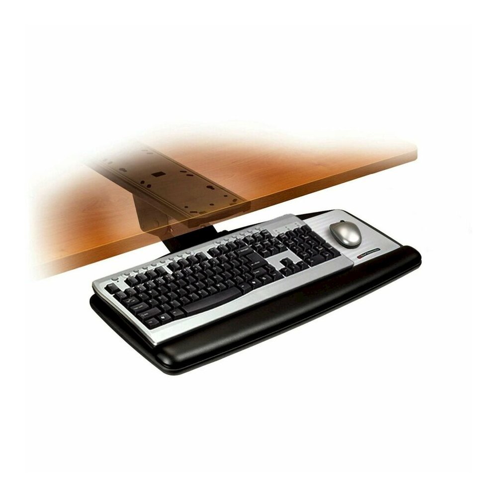 3M AKT170LE Adjustable Keyboard Tray - 23" Height x 26.5" Width x 8" Depth - 1. Picture 2