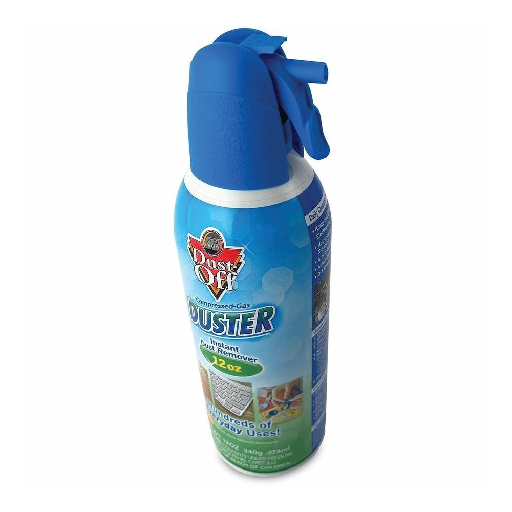Dust-Off Air Duster - For Computer Equipment, Printer Accessories - 12 fl oz. Picture 2