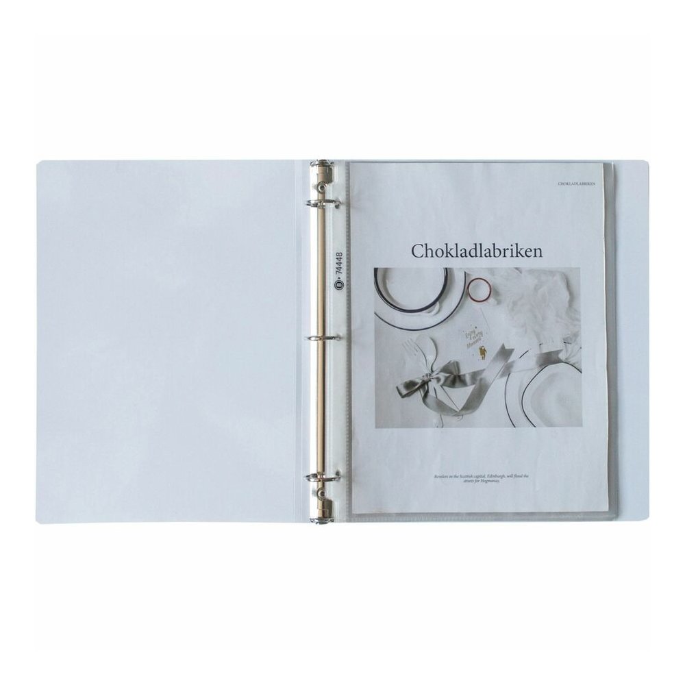 Business Source Economy Weight Sheet Protectors - 11" Height x 9" Width x 2 mil Thickness - For Letter 8 1/2" x 11" Sheet - Ring Binder - Rectangular - Semi Clear - Polypropylene - 200 / Box. Picture 2