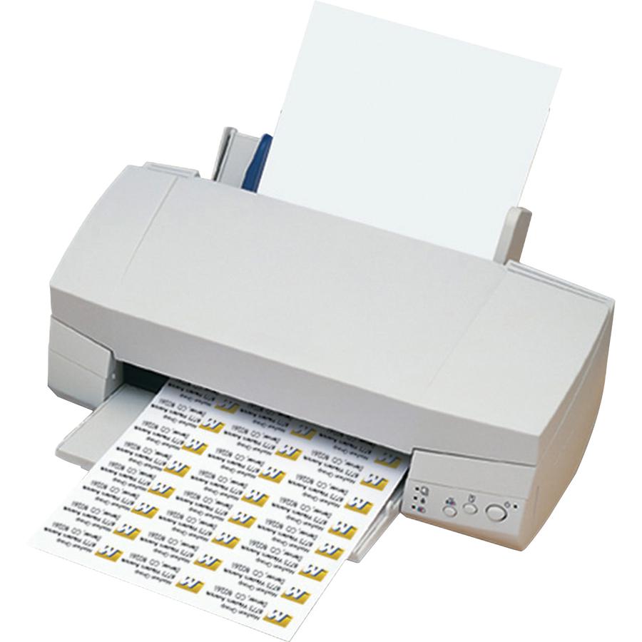 Avery&reg; Easy Peel Inkjet Printer Mailing Labels - 1/2" Width x 1 3/4" Length - Permanent Adhesive - Rectangle - Inkjet - Clear - Film - 80 / Sheet - 10 Total Sheets - 800 Total Label(s) - 5. Picture 3