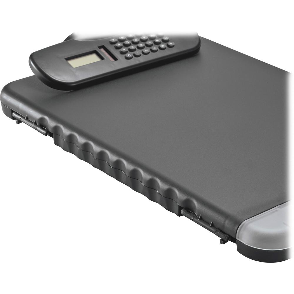 Officemate Slim Clipboard Storage Box with Calculator - 10" x 14 1/2" - 1 Each. Picture 5