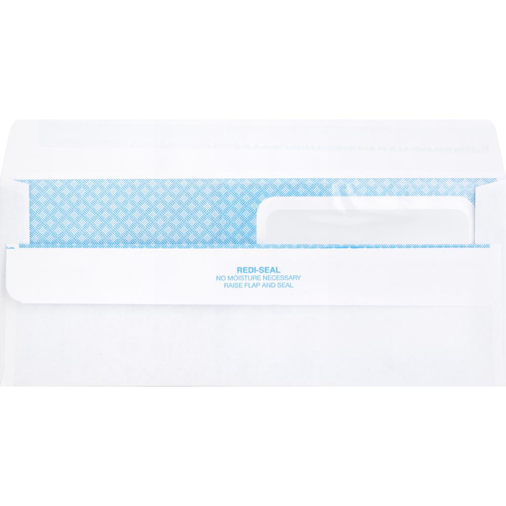 Business Source Double Window No. 8-5/8 Check Envelopes - Double Window - #8 5/8 - 8 5/8" Width x 3 5/8" Length - 24 lb - Self-sealing - White - 500 / Box. Picture 8