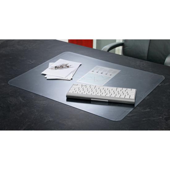 Artistic Krystal Antimicrobial Desk Pad - Rectangular - 24" Width x 19" Depth - Vinyl - Clear. Picture 4