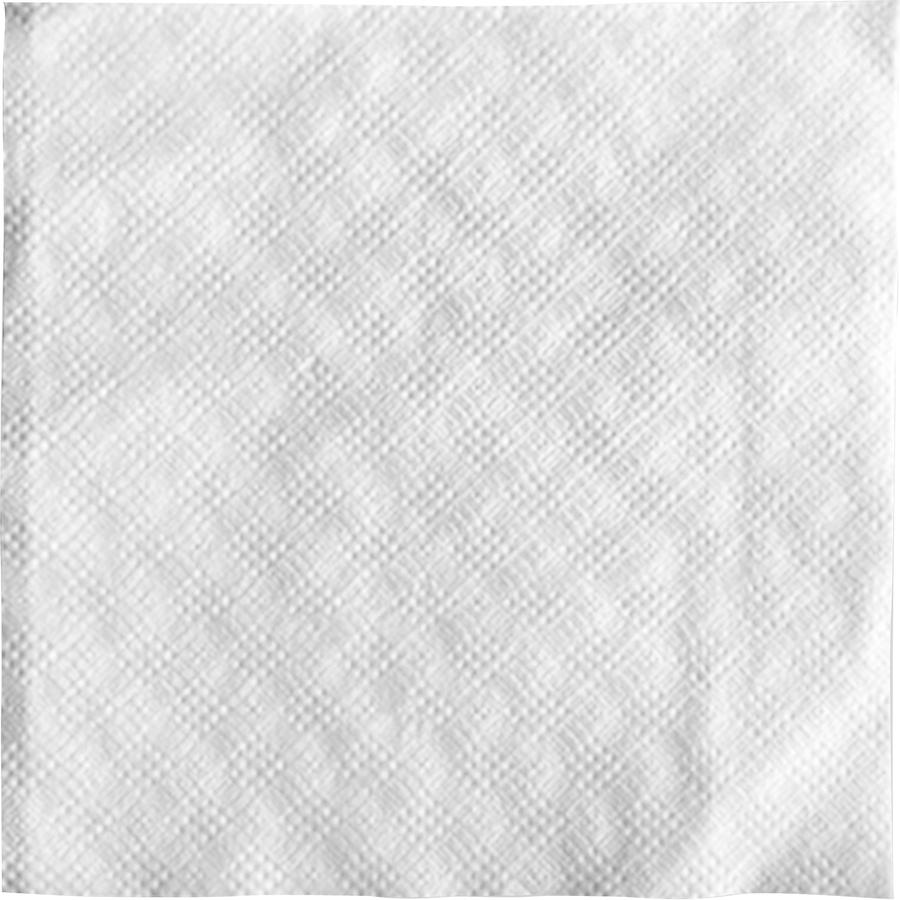 Genuine Joe Quad-fold Square Beverage Napkins - 1 Ply - 1/4 Fold - 9.50" Width x 9.50" Length - White - 500/Pack - 8 / Carton. Picture 8