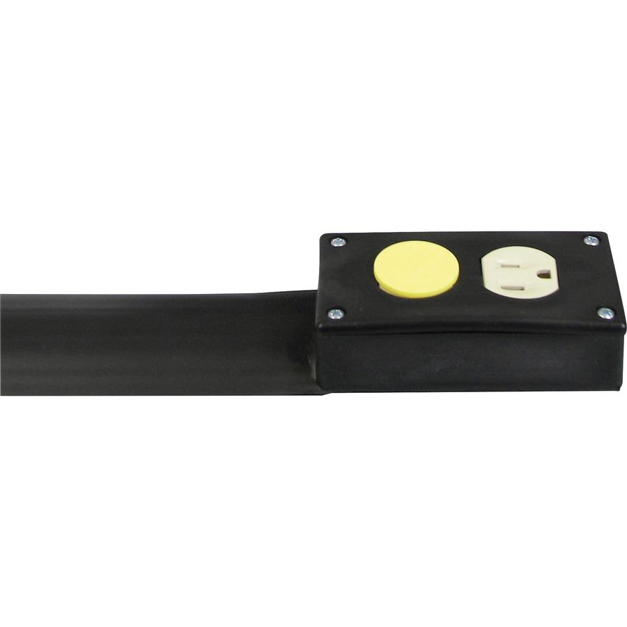 C-Line Lay-Flat Power Extension and Cord Cover - 10 Ft. Length, 1/PK, 79101. Picture 5