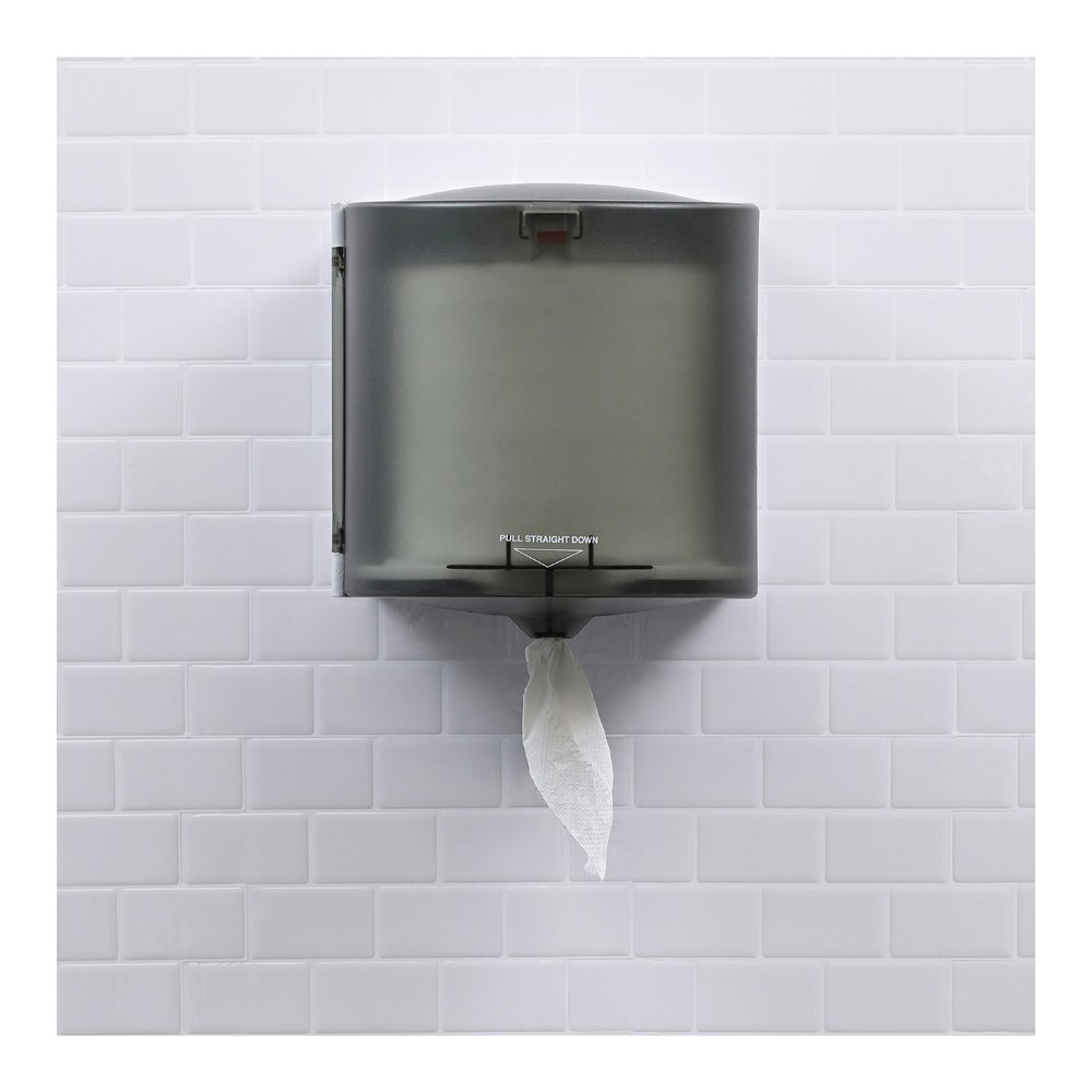 Genuine Joe Centerpull Paper Towels - 2 Ply - 8.13" Width x 7.56" Length - 600 Sheets/Roll - 3 1/16" Core - White - Fiber - 6 / Carton. Picture 4
