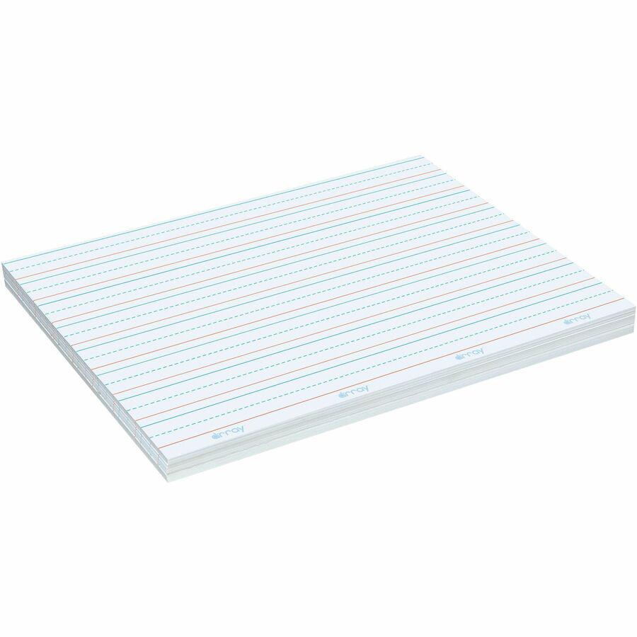 GoWrite! Dry Erase Learning Board - Dry-erase, Two-Sided, 3/4" Rule/Plain - 11" Width x 8.25" Height - White Surface - Rectangle - No - 30 / Pack. Picture 8