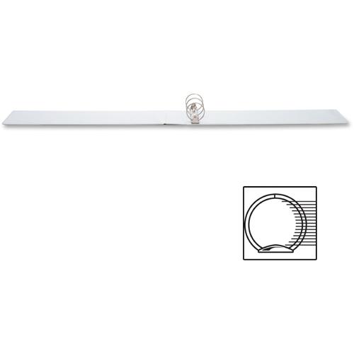 Business Source Tabloid-size Round Ring Reference Binder - 2" Binder Capacity - Tabloid - 11" x 17" Sheet Size - Round Ring Fastener(s) - White - Recycled - Durable, Clear Overlay - 1 Each. Picture 10