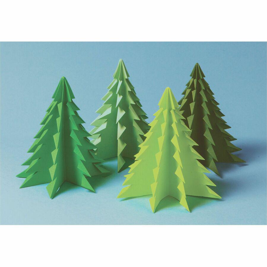 Tru-Ray Construction Paper - Project, Bulletin Board - 18"Width x 12"Length - 1 / Pack - Cool Assorted - Paper. Picture 3
