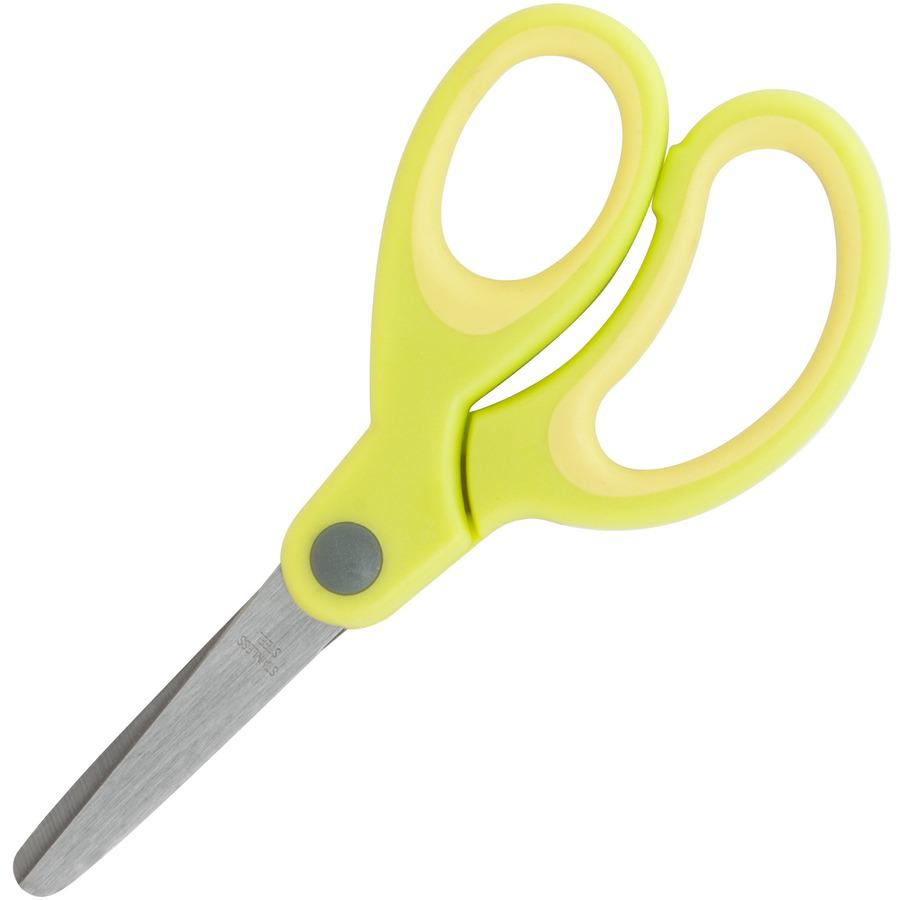 Sparco 5" Kids Blunt End Scissors - 5" Overall Length - Blunted Tip - Assorted - 12 / Pack. Picture 6