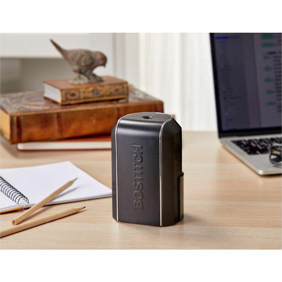 Bostitch Vertical Electric Pencil Sharpener - Desktop - 1 Hole(s) - Black - 1 Each. Picture 8