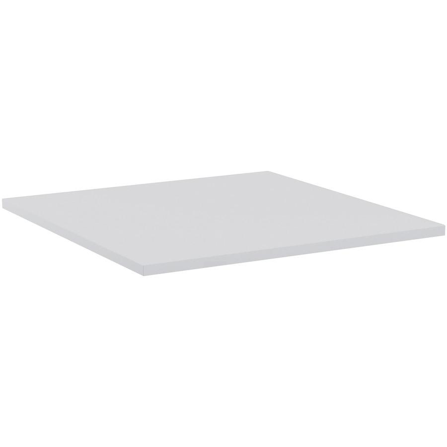 Lorell Hospitality Collection Tabletop - Square Top - 42" Table Top Length x 42" Table Top Width x 1" Table Top Thickness - Breakroom, Cafeteria - Assembly Required - High Pressure Laminate (HPL), Lig. Picture 4