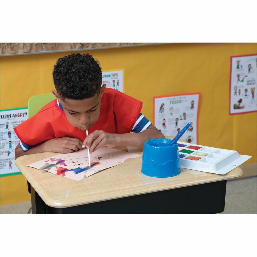 Creativity Street Artstraws Classpack Art Straws - Art, Craft, Shaping - 1800 Piece(s) - 9"Height x 16.50"Length - 1800 / Box - White. Picture 3