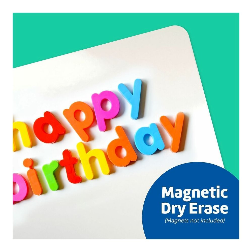 Flipside Magnetic Dry Erase Board - 18" (1.5 ft) Width x 24" (2 ft) Height - White Surface - Rectangle - Magnetic - 1 Each. Picture 2