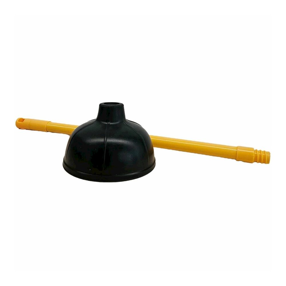 Genuine Joe Value Plus Plunger - 5.75" Cup Diameter - 23" Length - Yellow - Drain, Toilet, Pipe. Picture 4