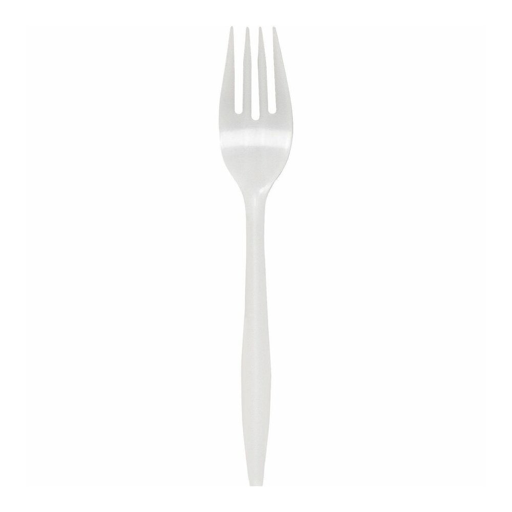 Genuine Joe Individually Wrapped Fork - 1 Piece(s) - Fork - 1 x Fork - Disposable - White - 1 Carton. Picture 5