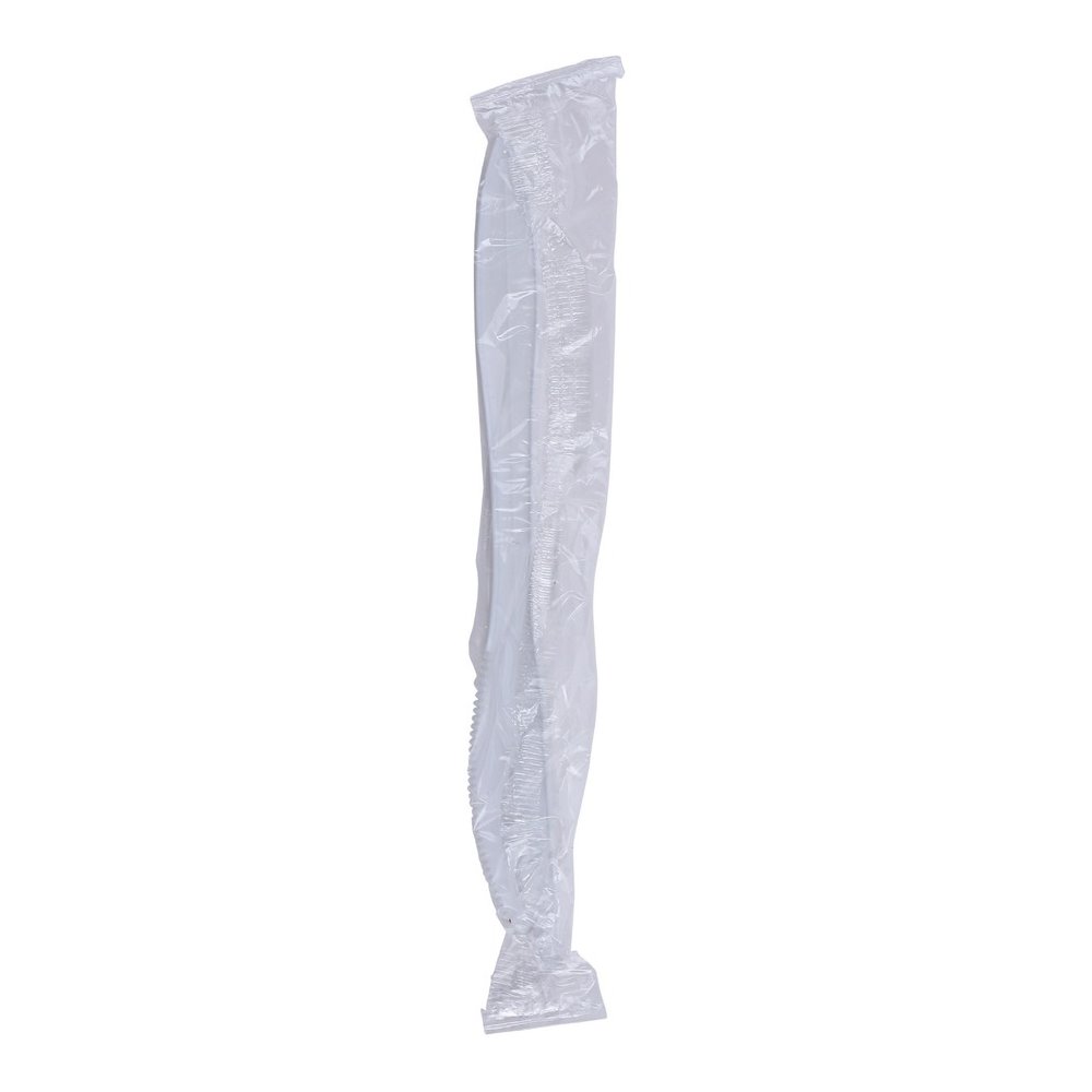 Genuine Joe Individually Wrapped Knife - 1 Piece(s) - Knife - 1 x Knife - Disposable - Polypropylene - White - 1 Carton. Picture 3