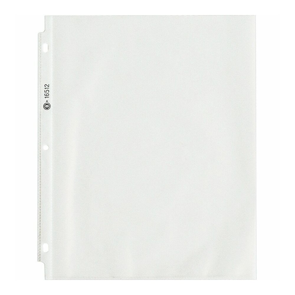 Business Source Sheet Protectors - For Letter 8 1/2" x 11" Sheet - 3 x Holes - Ring Binder - Top Loading - Rectangular - Clear - Polypropylene - 50/Box - 5 / Bundle. Picture 3