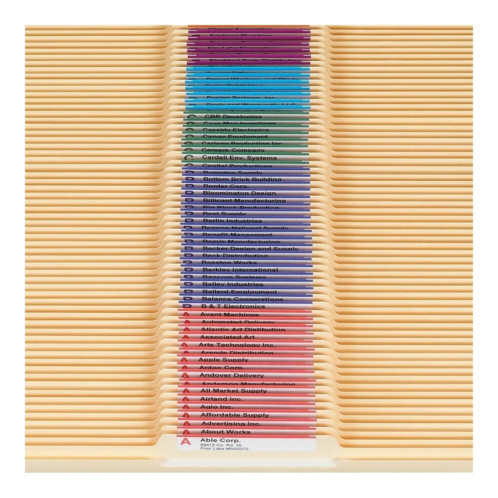 Smead 1/3 Tab Cut Letter Recycled Top Tab File Folder - 8 1/2" x 11" - 3/4" Expansion - Top Tab Location - Center Tab Position - 11 pt. - 1 Plys - Manila - Sturdy, Rounded Corner - 10% Recycled - 100/. Picture 4