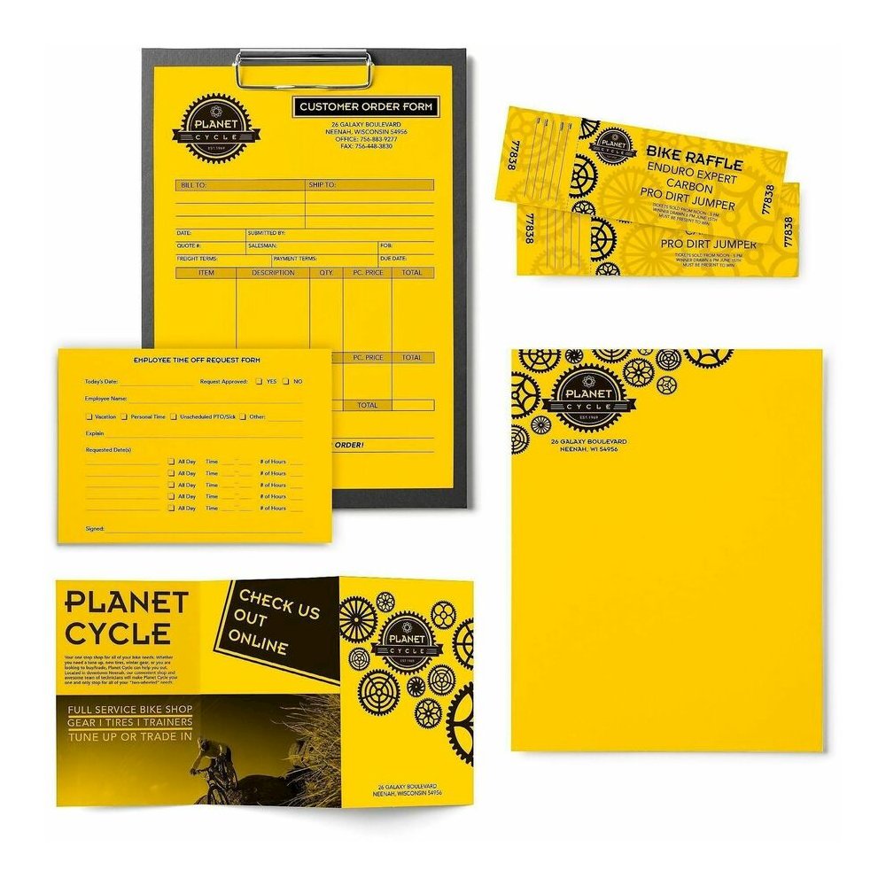 Astrobrights Color Paper - Yellow - Letter - 8 1/2" x 11" - 24 lb Basis Weight - Heavyweight, Acid-free, Lignin-free - Solar Yellow - 500 / Ream. Picture 2