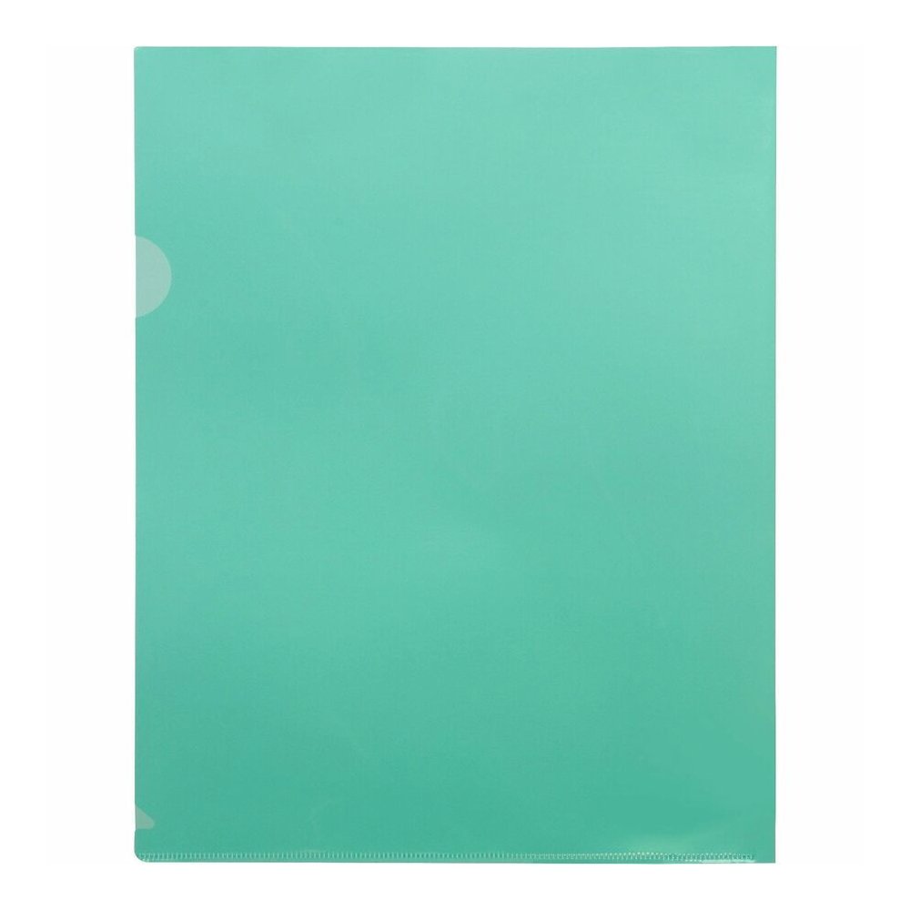 Business Source Letter File Sleeve - 8 1/2" x 11" - 20 Sheets Capacity - Green - Water Resistant, Transfer Safe, Lightweight, Transparent - 10/Pack - 5 / Box. Picture 5