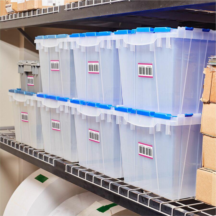 Avery&reg; Surface Safe ID Label - 2" Width x 3 1/2" Length - Removable Adhesive - Rectangle - Laser, Inkjet - White - Film - 10 / Sheet - 25 Total Sheets - 250 Total Label(s) - 5 - Water Resistant. Picture 4