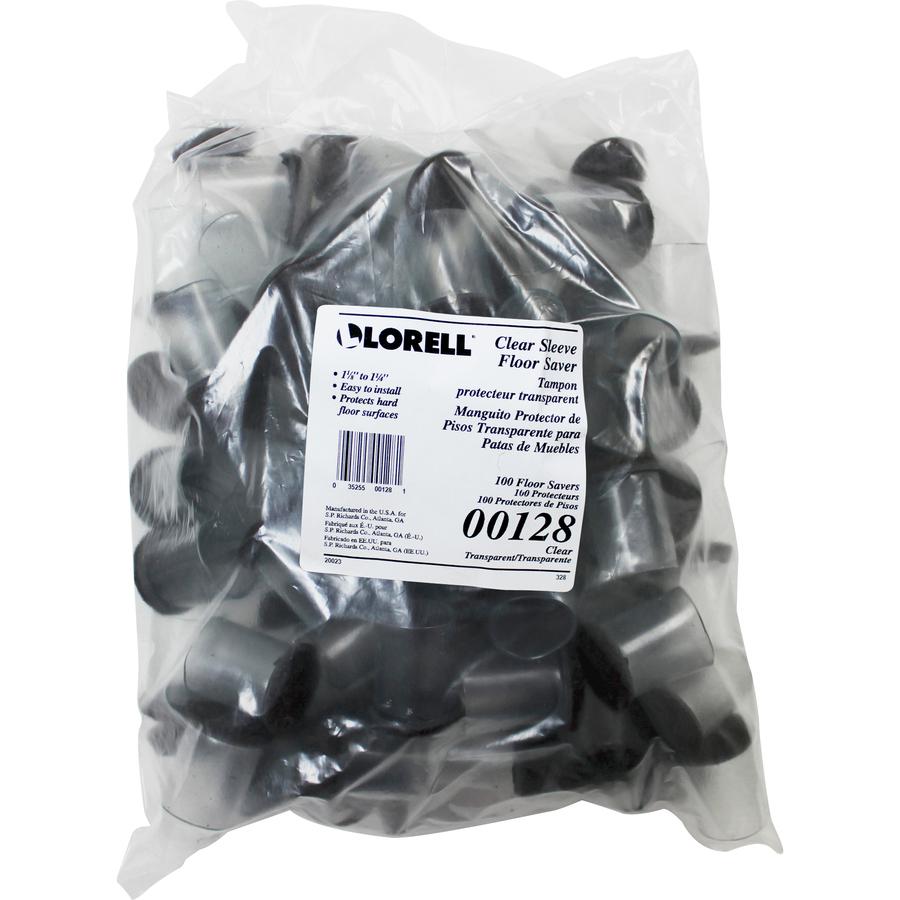Lorell Sleeve Floor Protectors - Clear, Transparent - 100/Bag. Picture 4