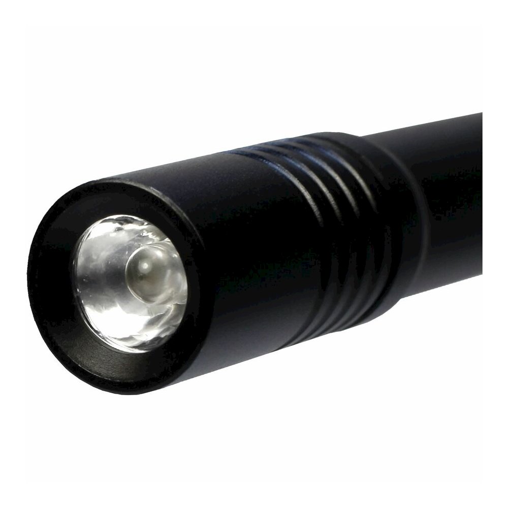 Police Security Ultraviolet Inspection Light - LED - 2 x AAA - Battery - Aluminum - Black - 1 Each. Picture 5