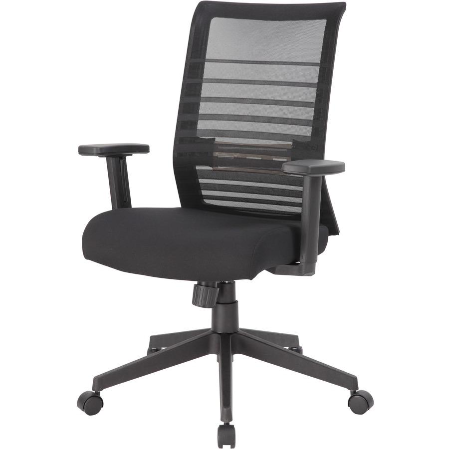 Lorell Removable Mesh Seat Cover - Fabric Seat - Black - Armrest - 1 Each. Picture 11